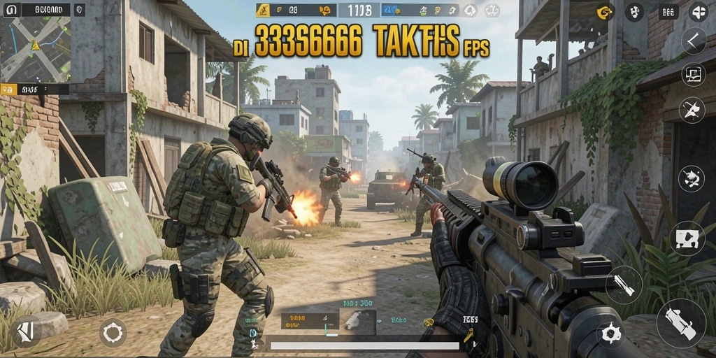 Screenshot utama dari gameplay <strong>333666</strong> yang intens dan mendebarkan.