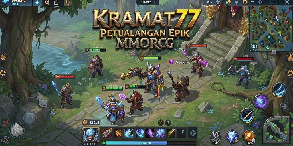 Tampilan gameplay KRAMAT77 yang penuh aksi dan petualangan.