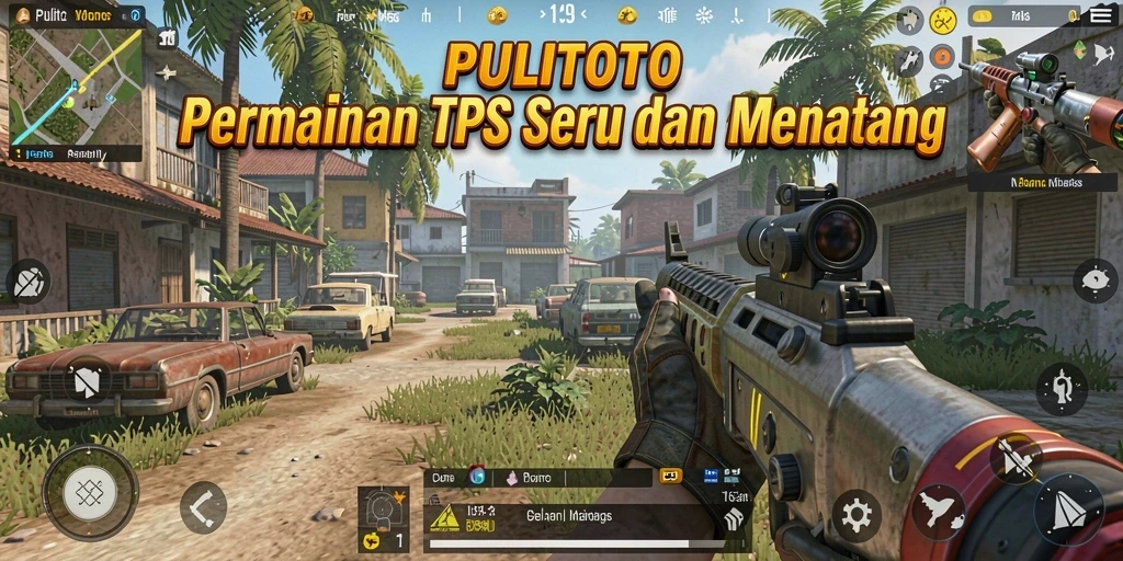 Tangkapan layar permainan PULITOTO menampilkan aksi pertempuran intens.