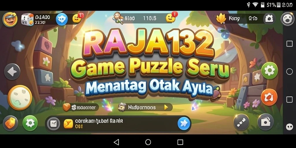Tampilan gameplay RAJA132 yang penuh tantangan teka-teki.