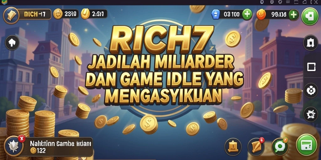 Tampilan gameplay RICH7 yang seru dan interaktif.