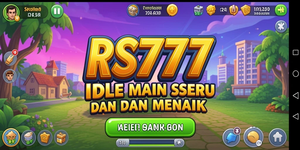 Tampilan gameplay RS777 yang menawan dalam genre Idle.